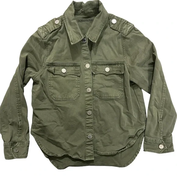 Zadig & Voltaire Olive Green Jacket - Picture 1 of 3